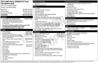 2016 GMC Sierra 2500HD SLT