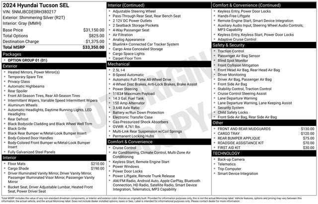 2024 Hyundai Tucson SEL