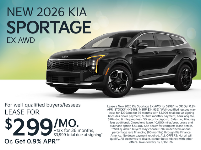 2026 Kia Sportage EX