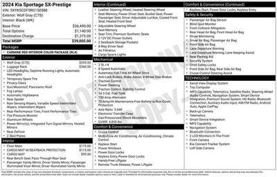 2024 Kia Sportage SX-Prestige