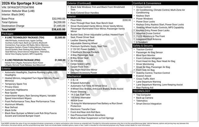 2026 Kia Sportage X-Line