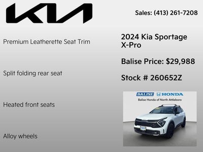 2024 Kia Sportage X-Pro AWD