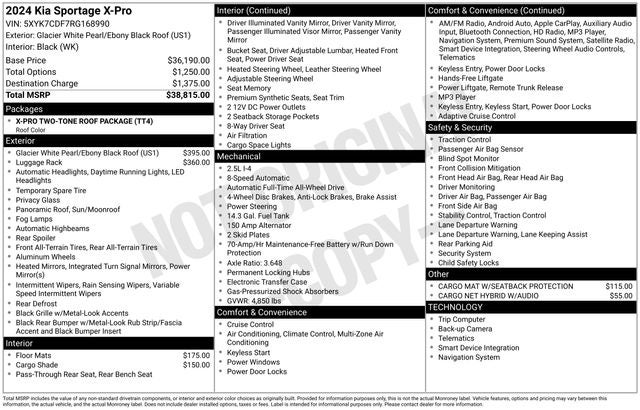 2024 Kia Sportage X-Pro AWD