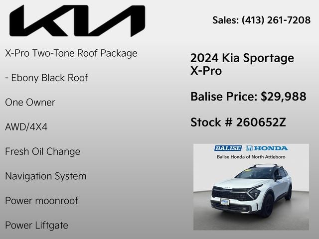 2024 Kia Sportage X-Pro AWD