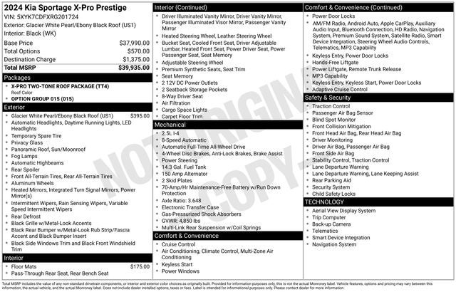 2024 Kia Sportage X-Pro Prestige