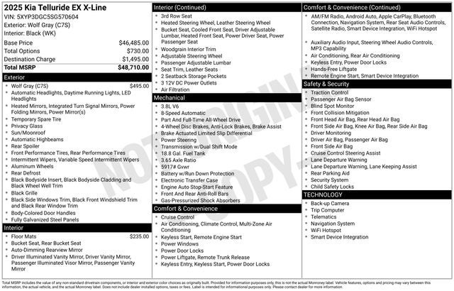 2025 Kia Telluride EX X-Line
