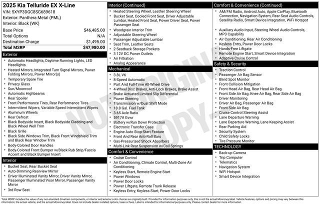 2025 Kia Telluride EX X-Line