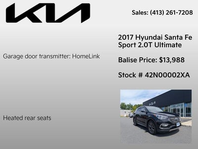 2017 Hyundai Santa Fe Sport 2.0T Ultimate