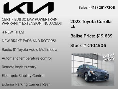 2023 Toyota Corolla LE