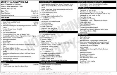 2022 Toyota Prius Prime XLE