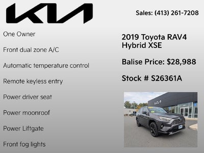 2019 Toyota RAV4 Hybrid XSE