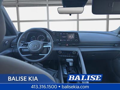 2022 Hyundai Elantra Hybrid Blue