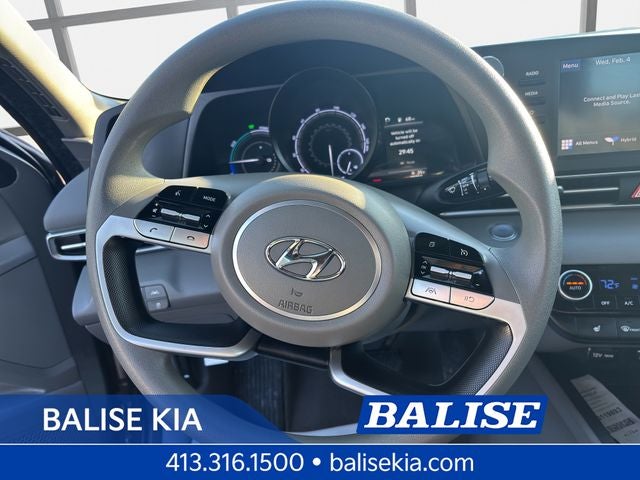 2022 Hyundai Elantra Hybrid Blue