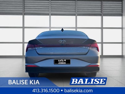 2022 Hyundai Elantra Hybrid Blue