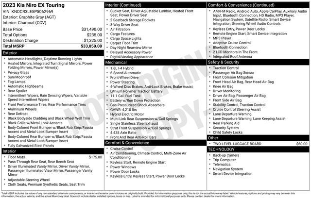 2023 Kia Niro EX Touring