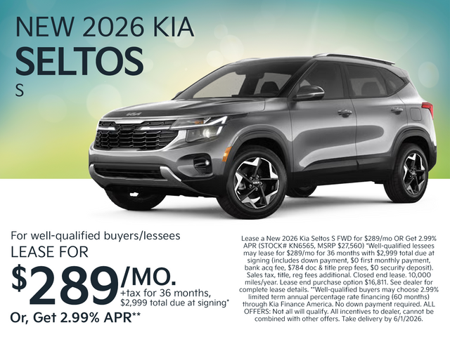 2026 Kia Seltos S