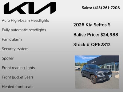 2026 Kia Seltos S