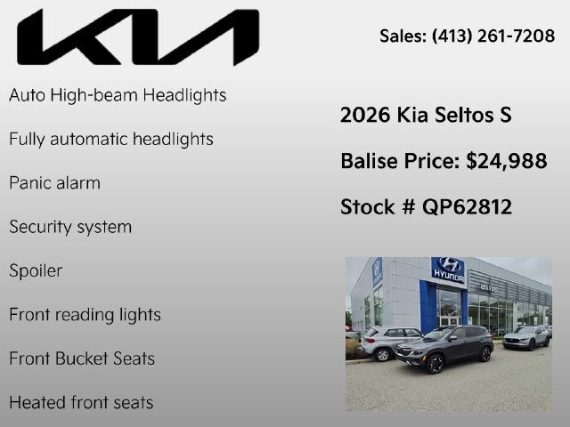 2026 Kia Seltos S