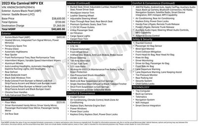 2023 Kia Carnival EX