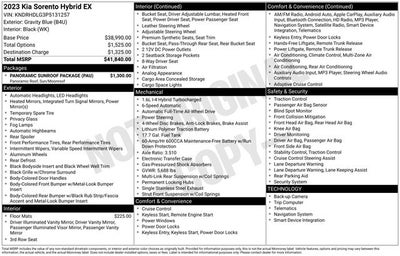 2023 Kia Sorento Hybrid EX