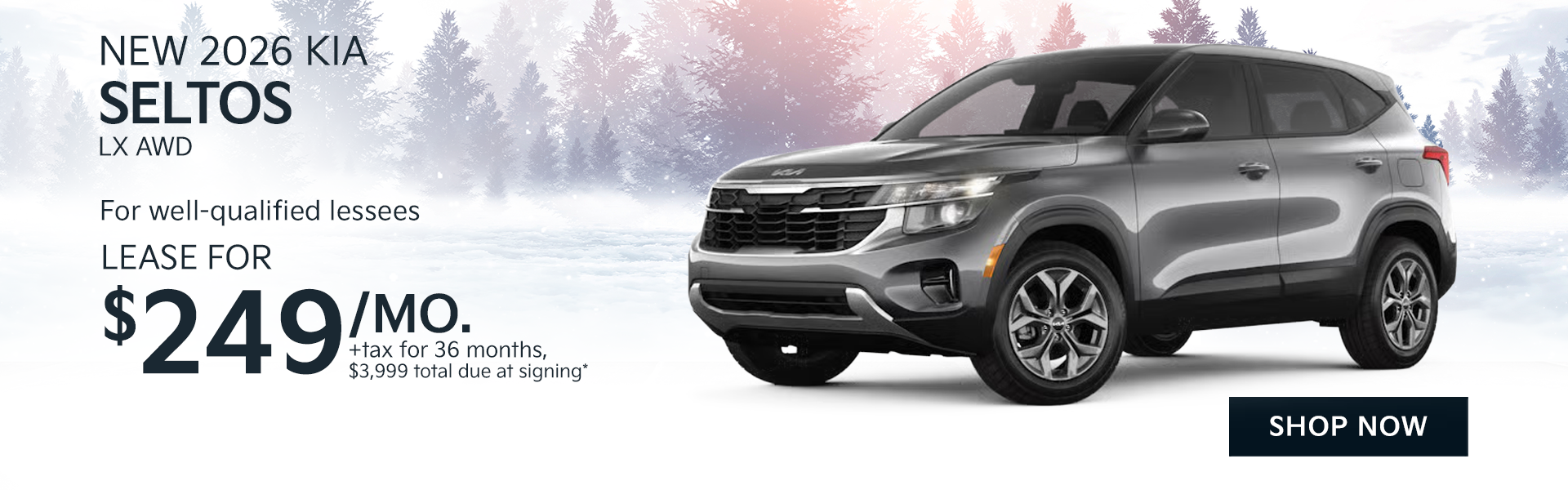 New 2026 Kia Seltos LX AWD