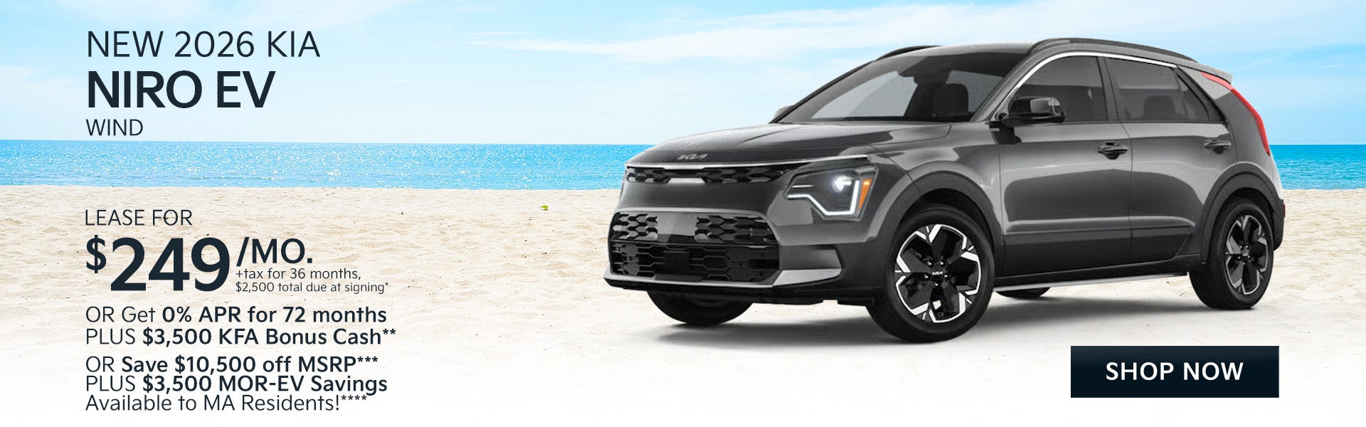 New 2026 Kia Niro EV Wind