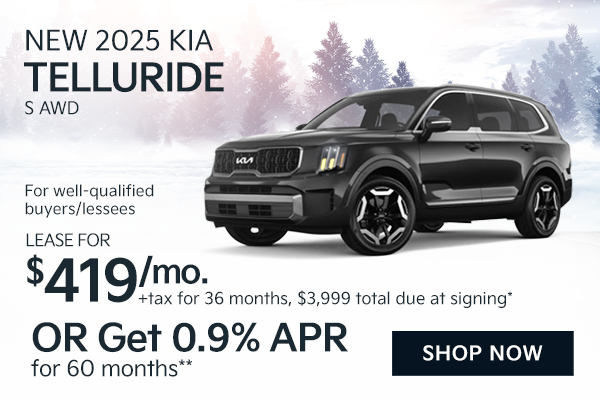 New 2025 Kia Telluride S AWD