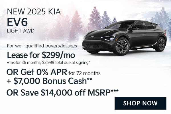 New 2025 Kia EV6 Light AWD