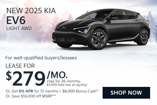 New 2025 Kia EV6 Light AWD