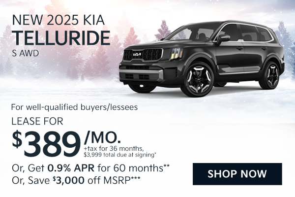 New 2025 Kia Telluride S AWD
