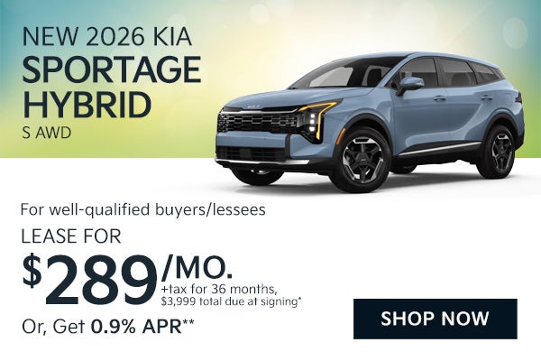New 2026 Kia Sportage Hybrid S AWD
