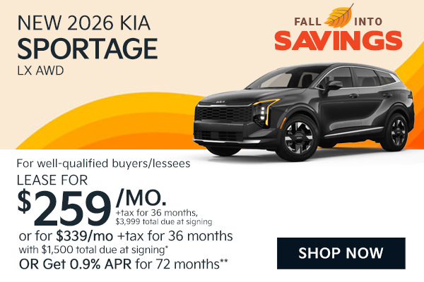 New 2026 Kia Sportage LX AWD